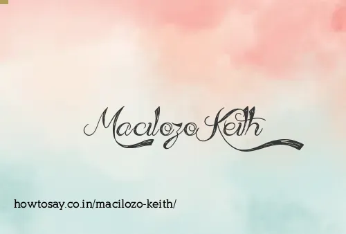 Macilozo Keith