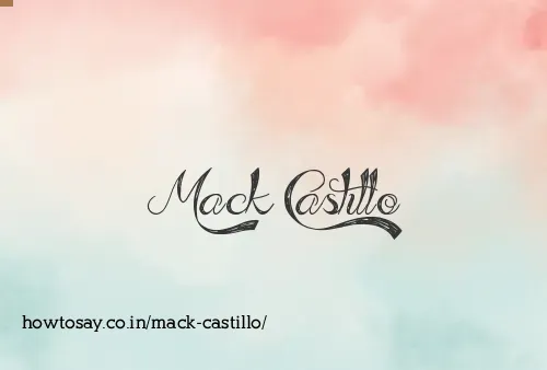 Mack Castillo