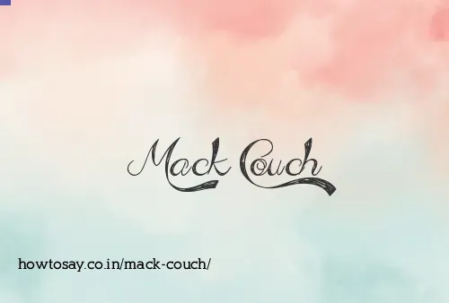 Mack Couch
