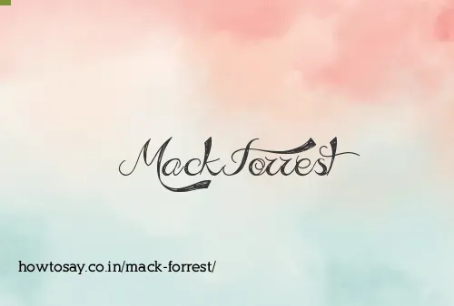 Mack Forrest