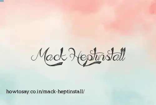 Mack Heptinstall