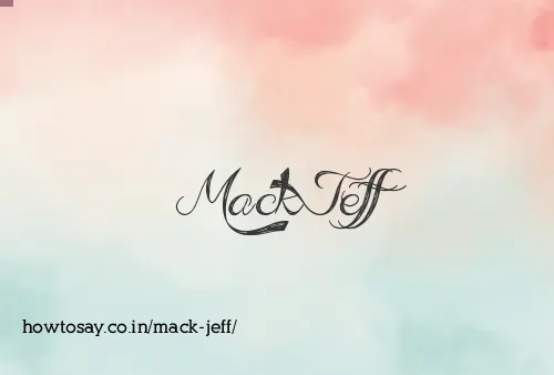 Mack Jeff