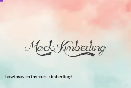 Mack Kimberling