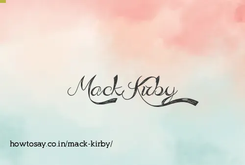 Mack Kirby