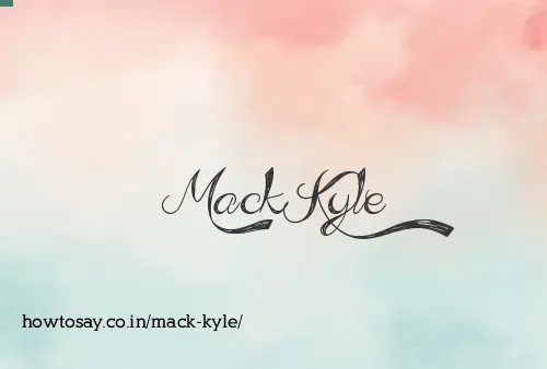 Mack Kyle
