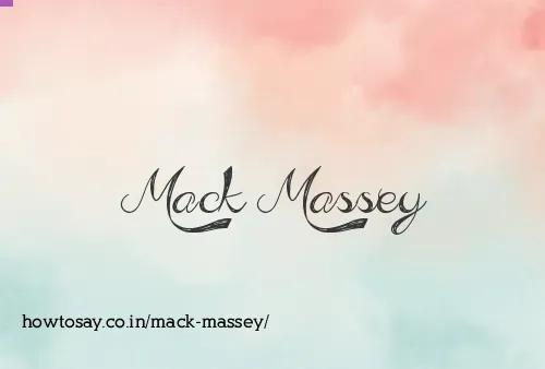 Mack Massey