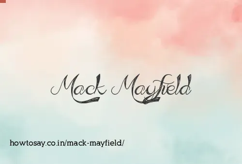 Mack Mayfield