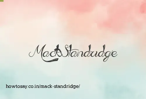 Mack Standridge