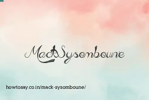 Mack Sysomboune