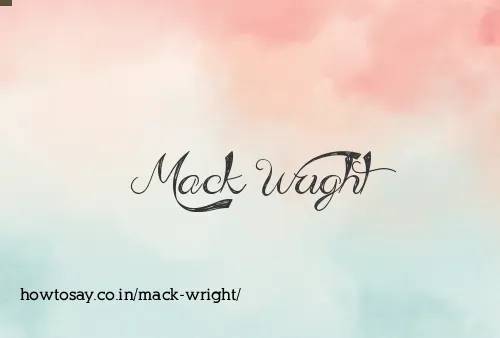Mack Wright