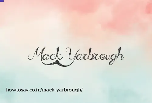 Mack Yarbrough