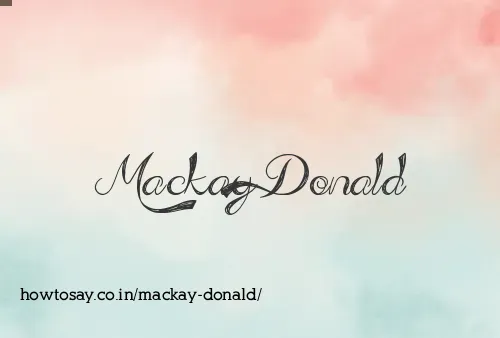 Mackay Donald