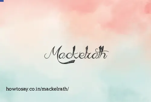 Mackelrath