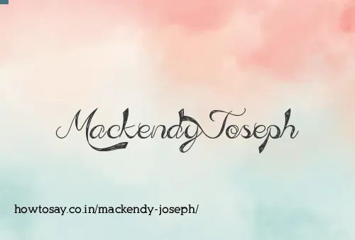 Mackendy Joseph