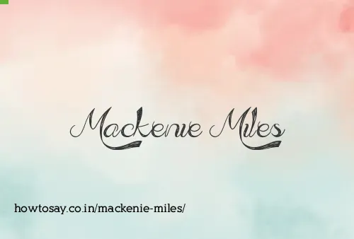 Mackenie Miles