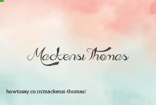 Mackensi Thomas