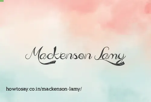 Mackenson Lamy