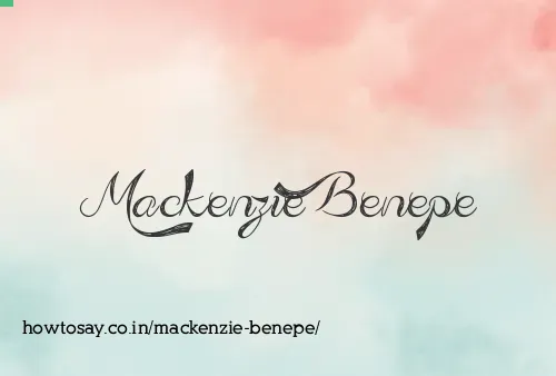 Mackenzie Benepe