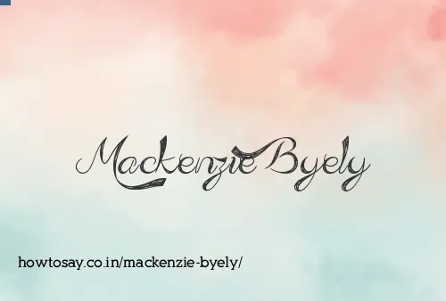 Mackenzie Byely