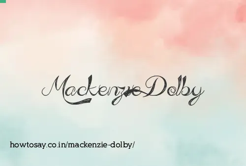 Mackenzie Dolby