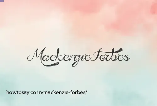 Mackenzie Forbes