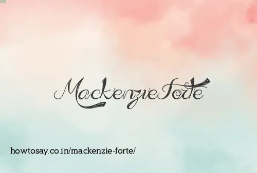 Mackenzie Forte
