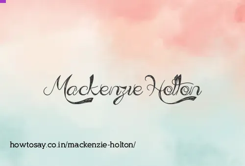 Mackenzie Holton