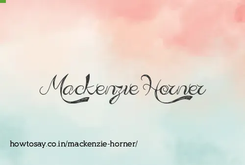 Mackenzie Horner