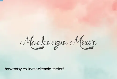 Mackenzie Meier
