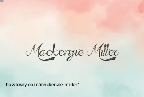 Mackenzie Miller