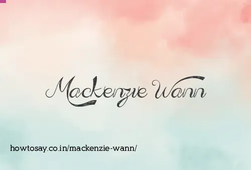 Mackenzie Wann