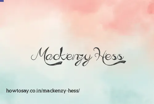 Mackenzy Hess