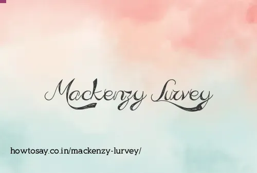 Mackenzy Lurvey