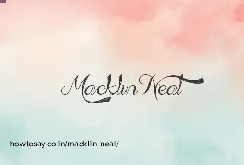 Macklin Neal