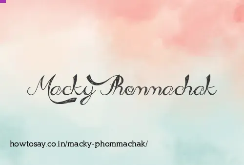 Macky Phommachak