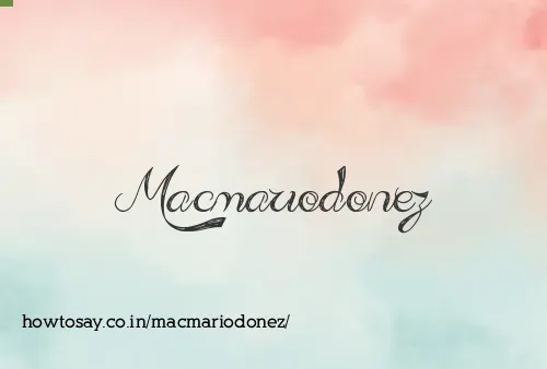 Macmariodonez