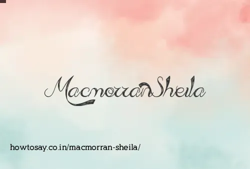 Macmorran Sheila