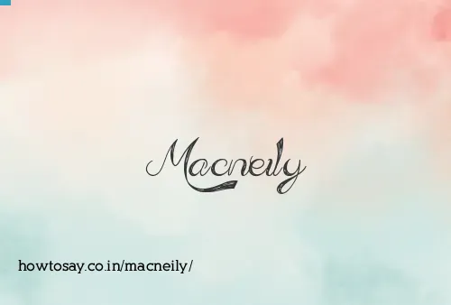 Macneily