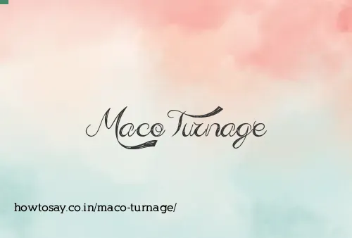 Maco Turnage