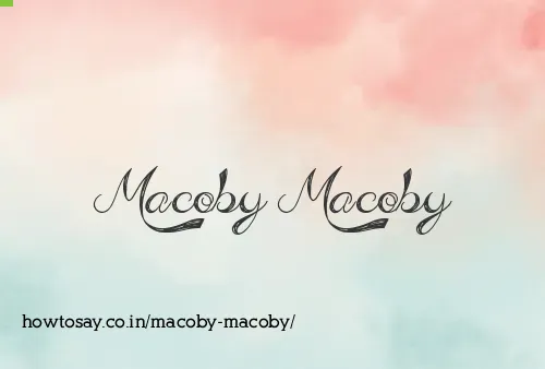 Macoby Macoby