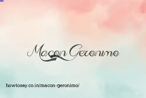 Macon Geronimo