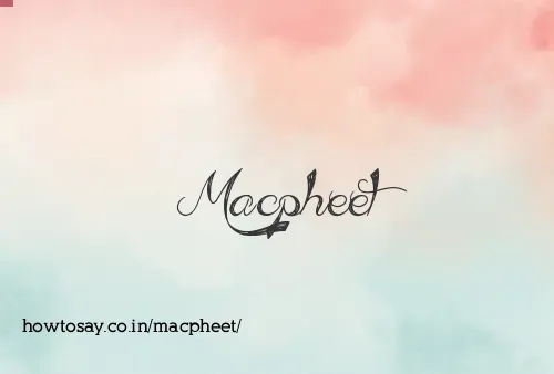 Macpheet