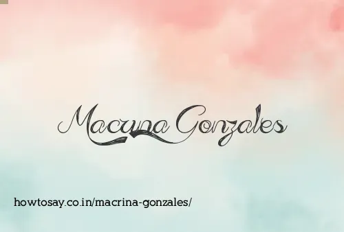 Macrina Gonzales