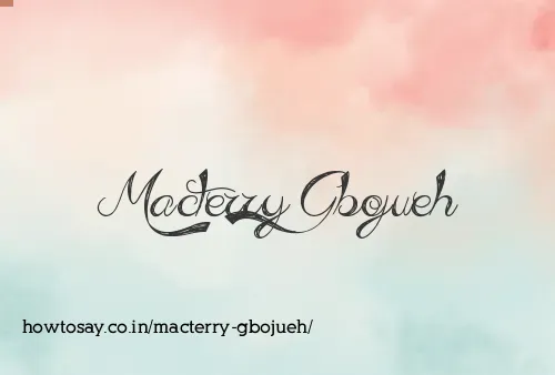 Macterry Gbojueh