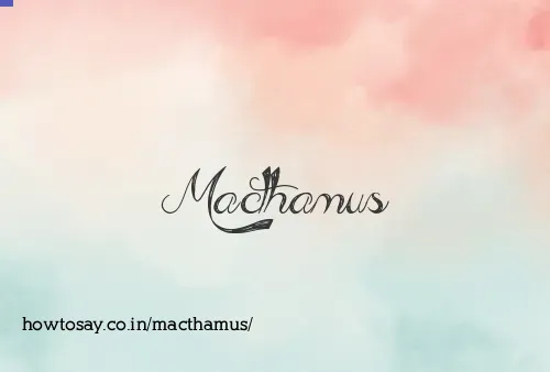 Macthamus