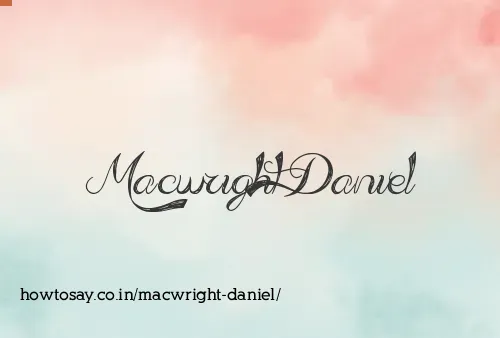 Macwright Daniel