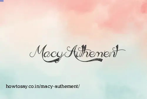 Macy Authement