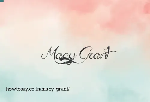 Macy Grant