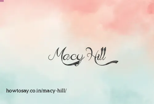 Macy Hill