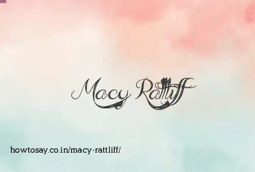 Macy Rattliff